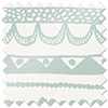 Bohemian, Crystal Blue - Made to Measure Curtains